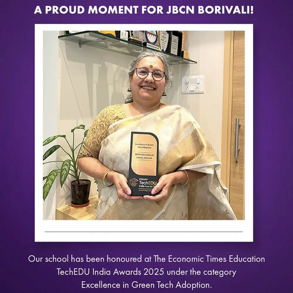 JBCN International School Borivali wins Excellence in Green Tech Adoption 2025