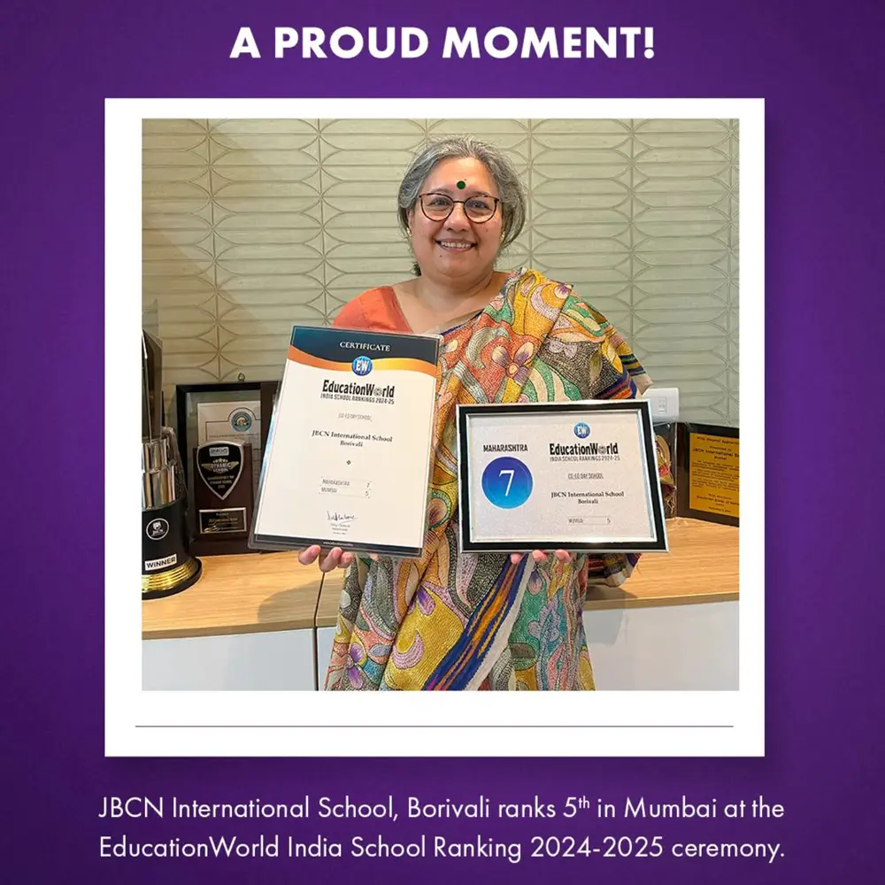 ranked 5th in Mumbai - Education World India School Rankings
