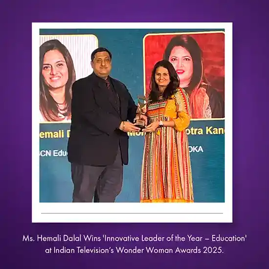 Ms. Hemali Dalal recognized as Innovative Leader of the Year at Indian Televisions Wonder Woman Awards 2025
