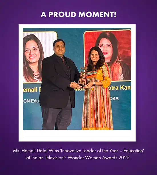 Ms. Hemali Dalal recognized as Innovative Leader of the Year at Indian Televisions Wonder Woman Awards 2025